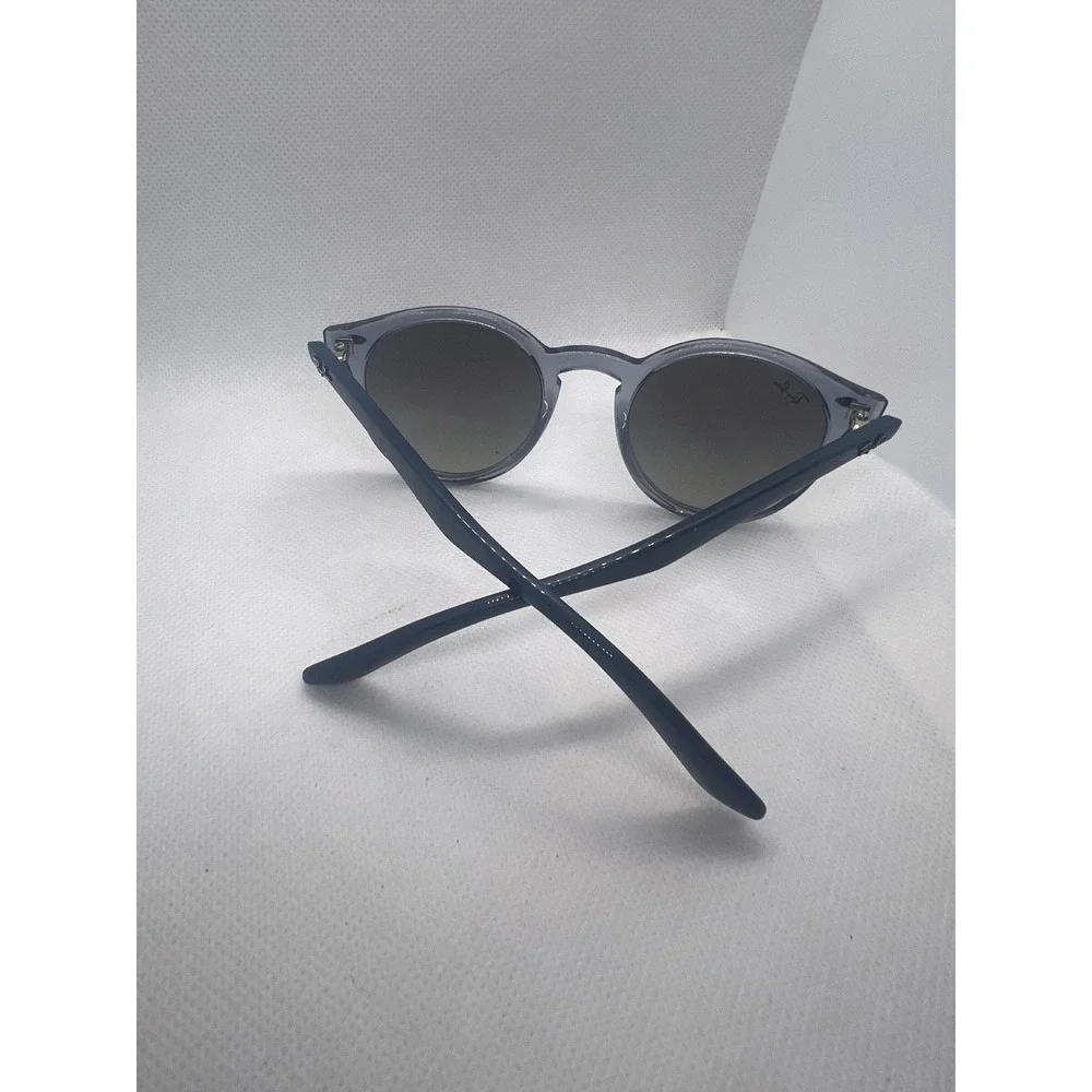 Ray-Ban RJ9064S 7050/11 Junior Round Sunglasses Blue Grey 44mm